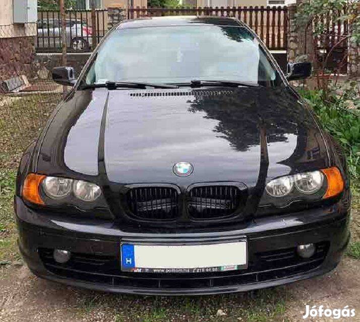 BMW e46 preface coupe/cabrio vese hűtőrács lakk fekete