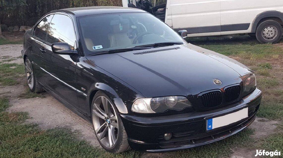 BMW e46 preface coupe/cabrio vese hűtőrács lakk fekete