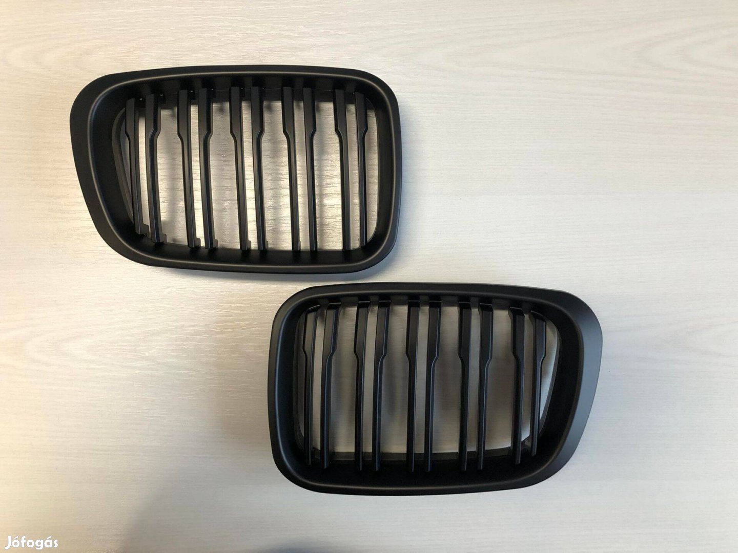 BMW e46 preface sedan/touring vese hűtőrács dupla pálcás matt fekete s