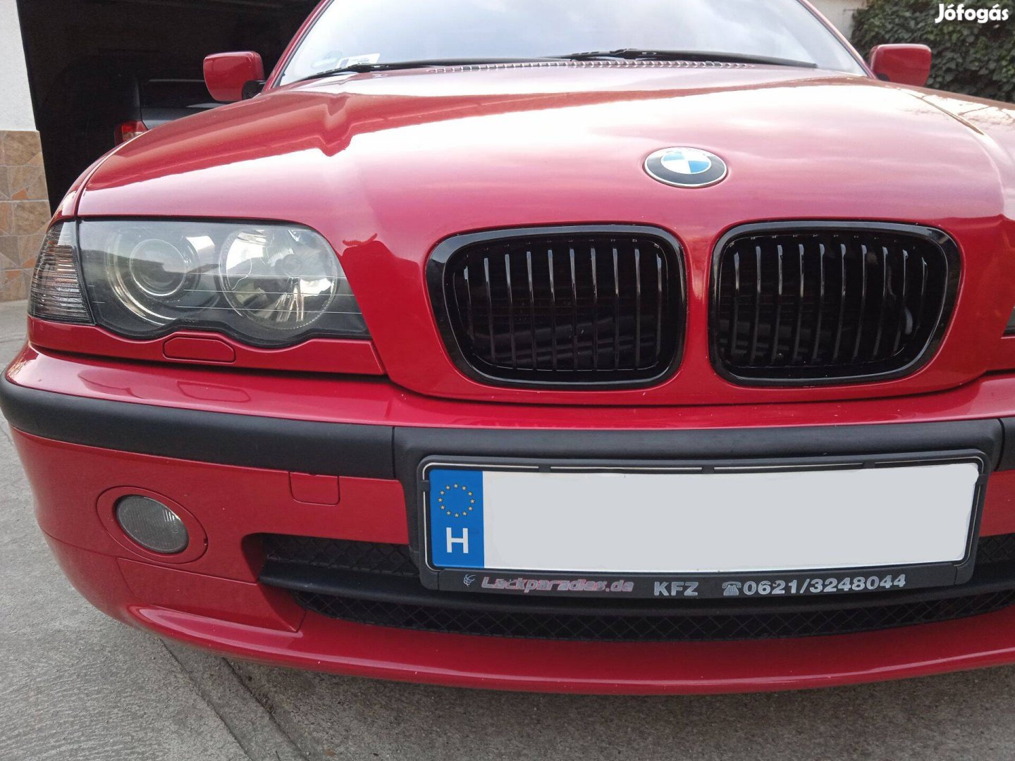 BMW e46 preface sedan/touring vese hűtőrács lakk fekete