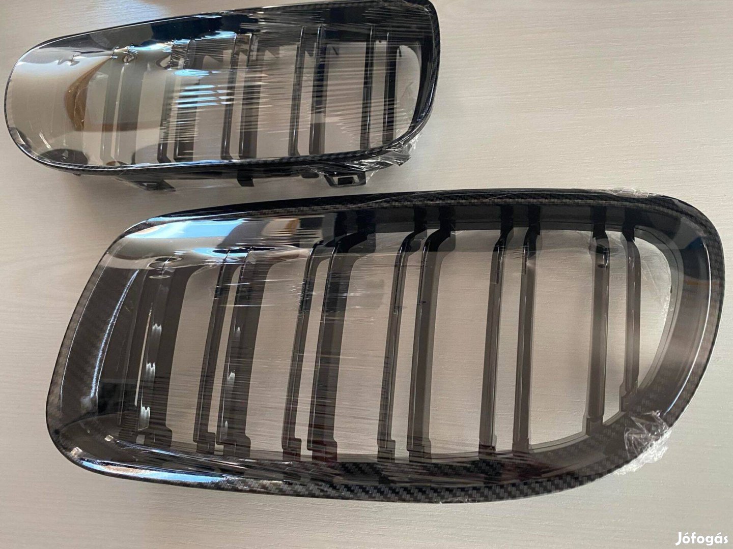 BMW e90 e91 face díszrács vese hűtőrács dupla pálcás Karbon