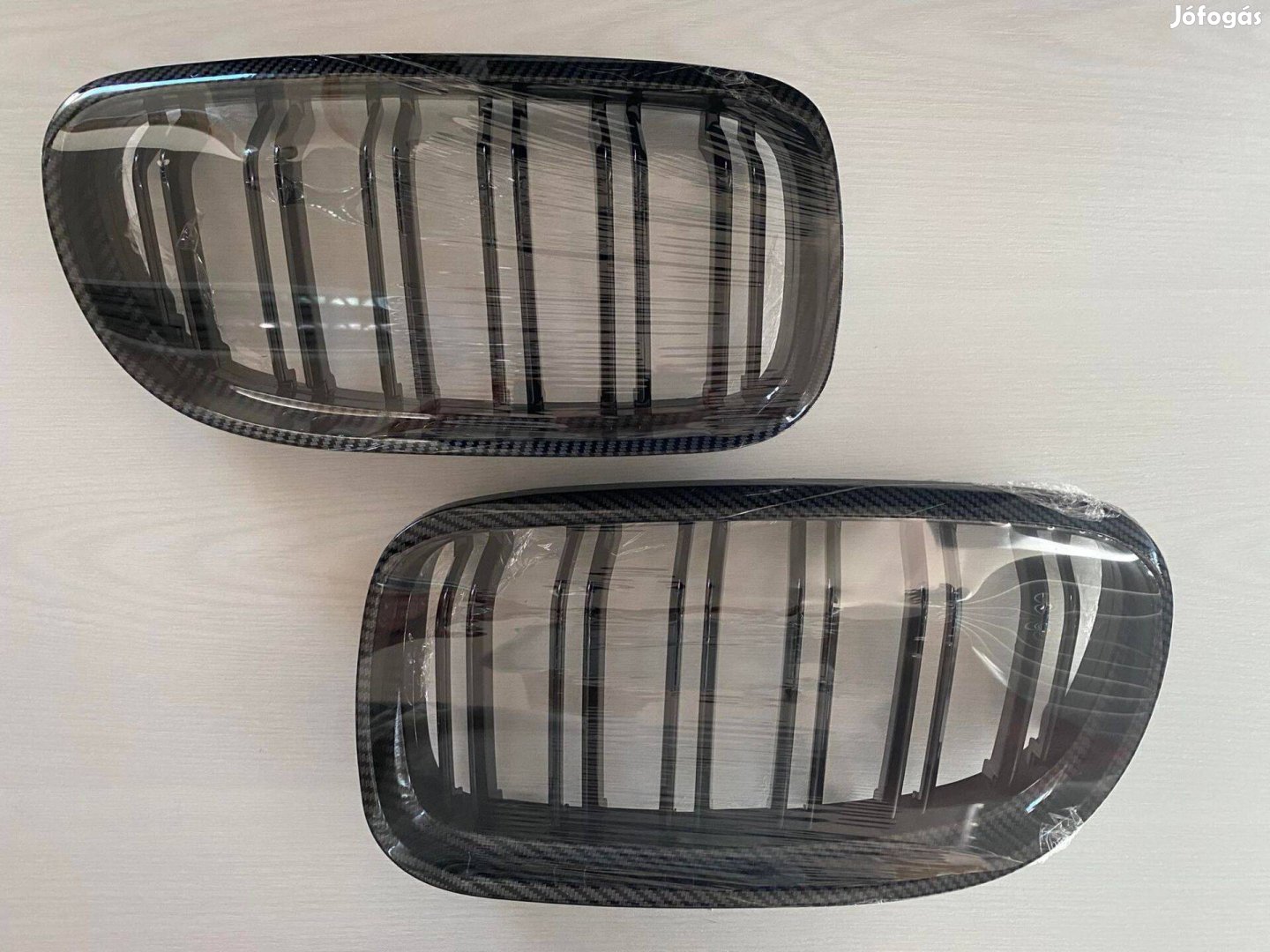 BMW e90 e91 face díszrács vese hűtőrács dupla pálcás Karbon