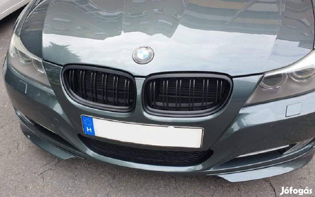 BMW e90 e91 facelift díszrács / vese / hűtőrács matt fekete