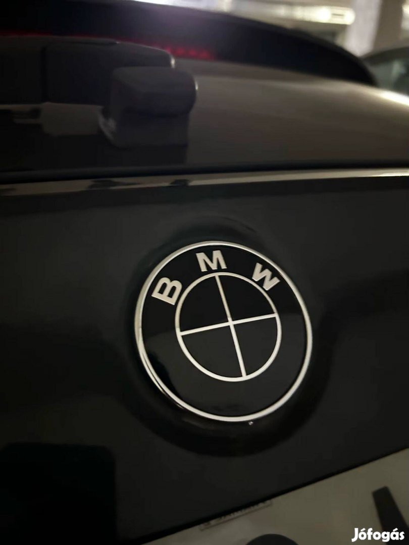 BMW embléma 74 mm . motorháztető full fekete