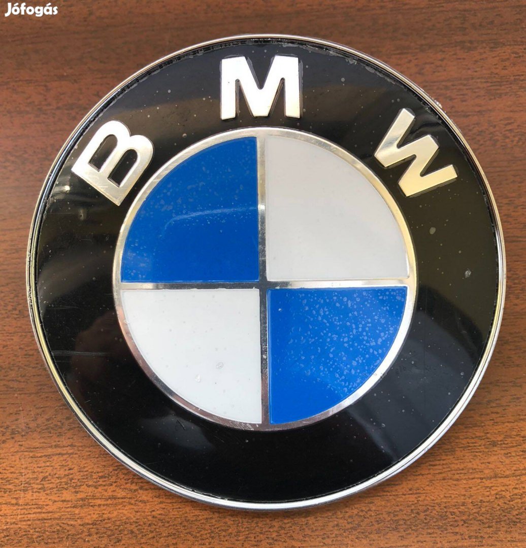 BMW embléma 82 mm . motorháztető ,kék-fehér