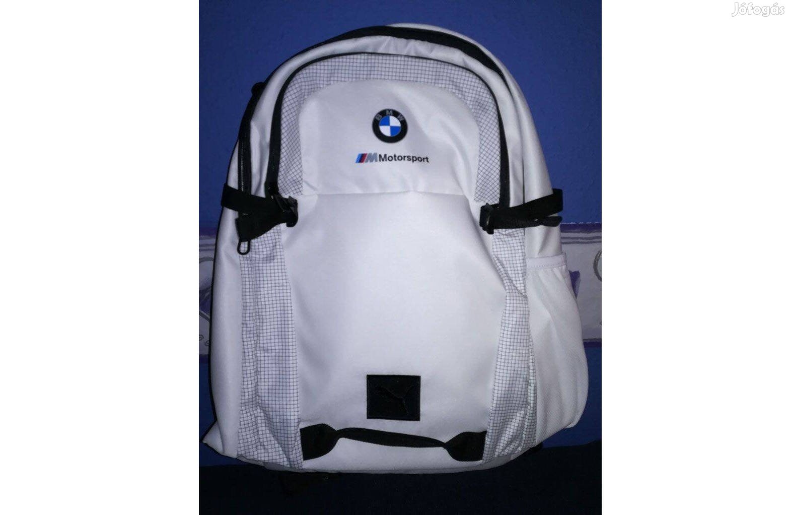 BMW eredeti Puma hátizsák fehér (új, címkés)