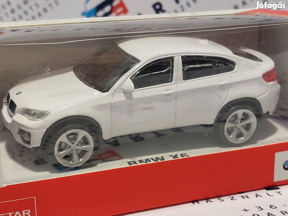 BMW fehér X6 - Rastar - modellautó 1:43