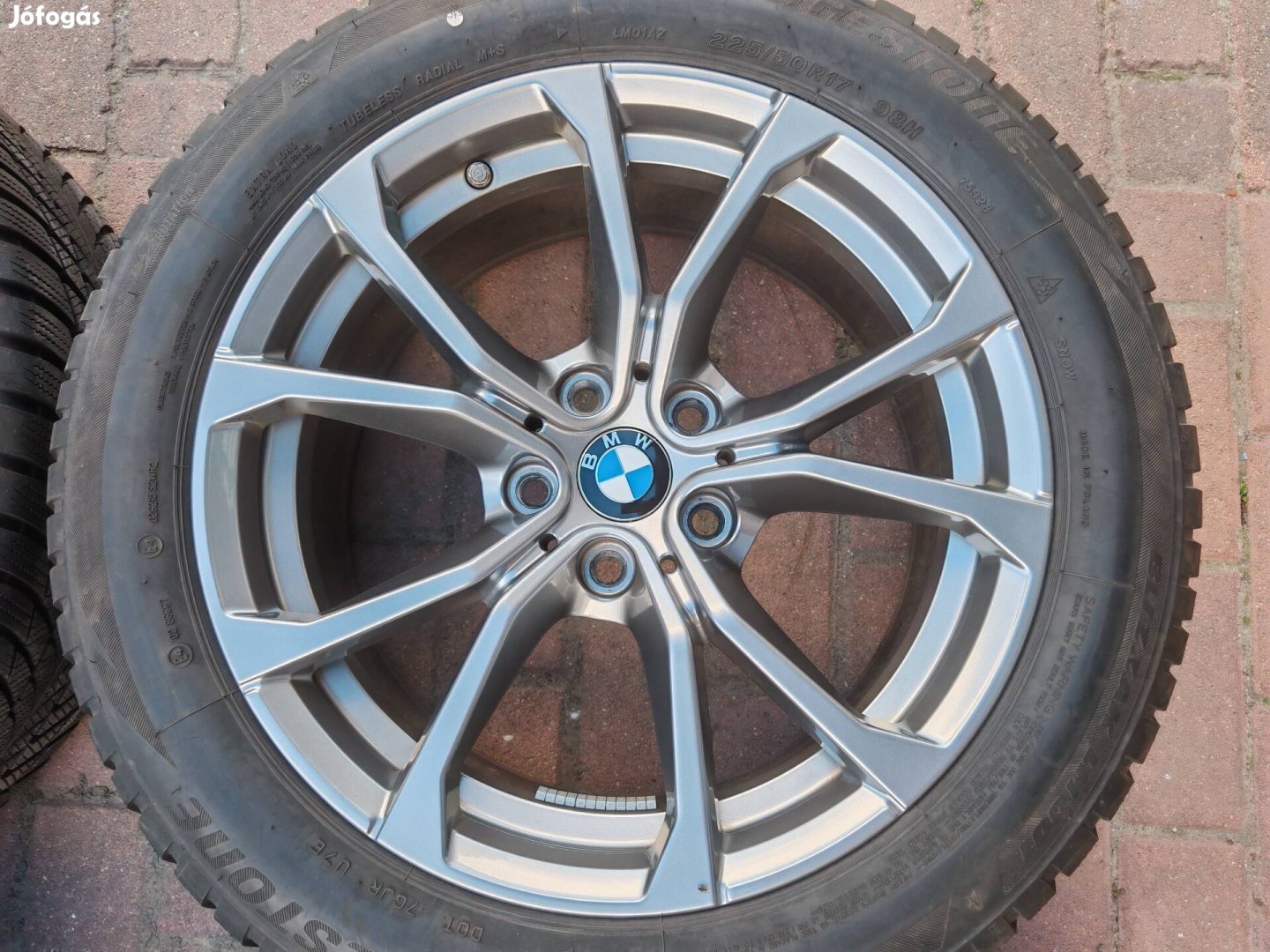BMW g20 g21 gyári 17 col alufelni 225/50r17 téli gumi 5x112