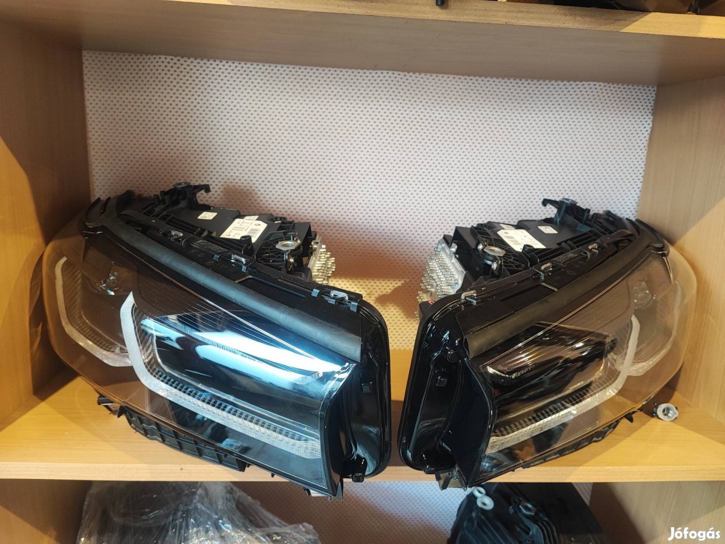 BMW g30 g31 lci fényszóró lámpa LED black Line 