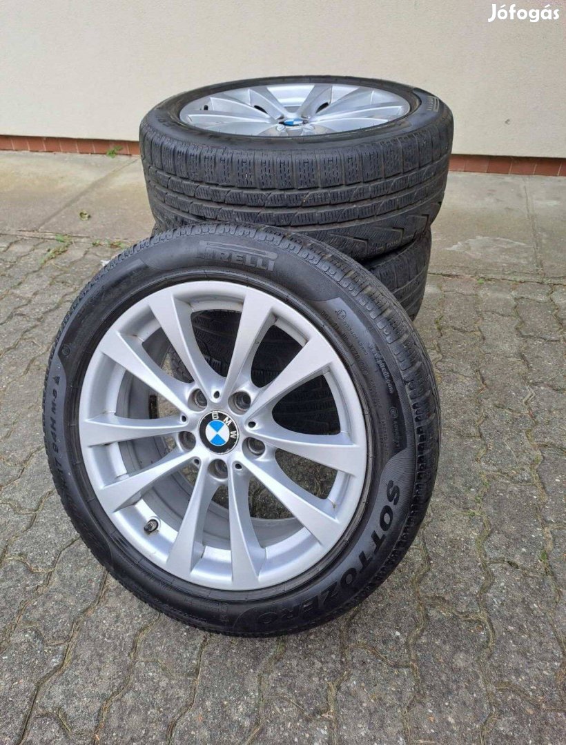 BMW gyári 17" szett, Pirelli téligumival, Tpms szenzorral eladó