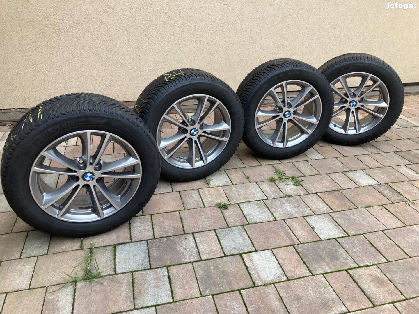 BMW gyári 17 alufelni 225/55 r17 Michelin téligumi szettel!