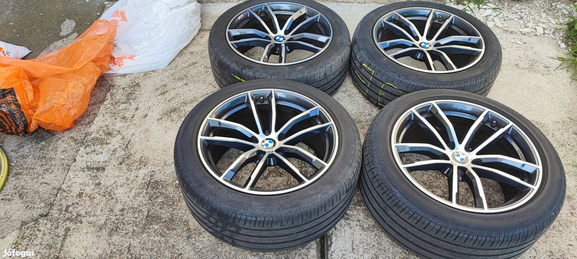 BMW gyári M G30/G31 18" kétszéles felni+gumi