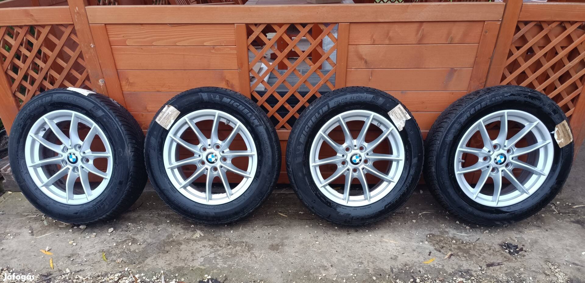 BMW gyári alufelni Michelin Pilot Alpin 5 20560 R16 téli