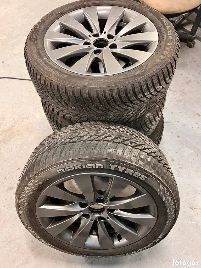 BMW gyári alufelni+téli gumi szett komplett garnitúra