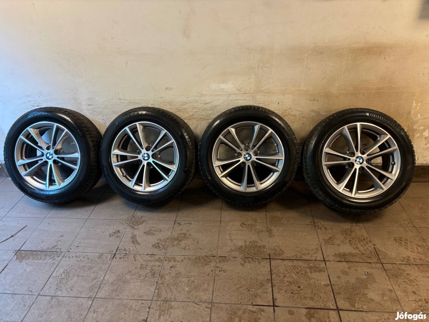 BMW gyári téli kerék, alu felni jó állapotú téli gumival