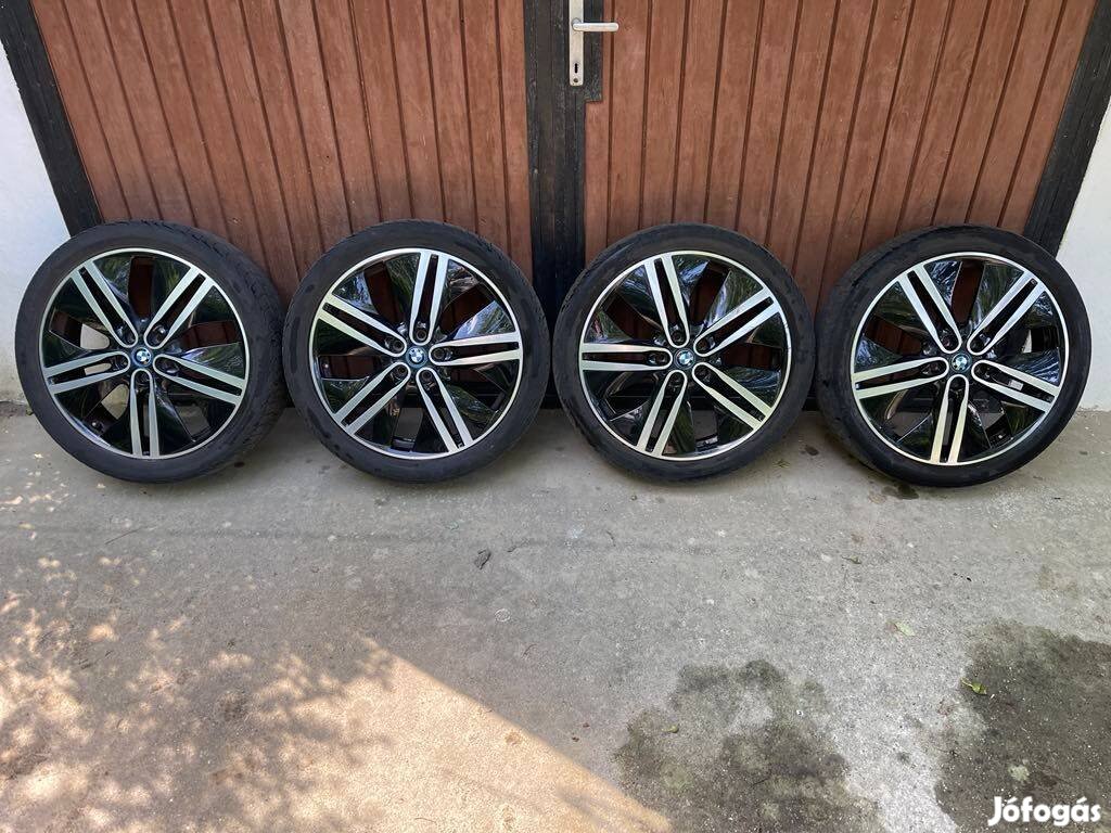 BMW i3 20"-os kétszéles felni Bridgestone nyári gumival eladó
