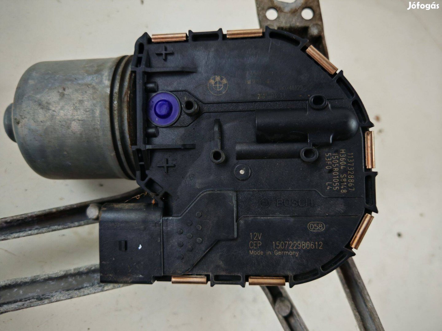 BMW i3 (I01) Electric első ablaktörlő motor 61617359449 használt
