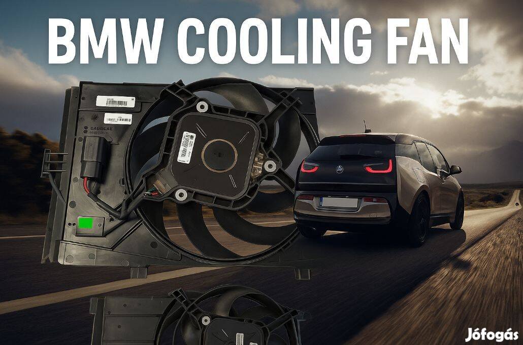 BMW i3 elektromos hűtőventilátor egység, csz 864194802