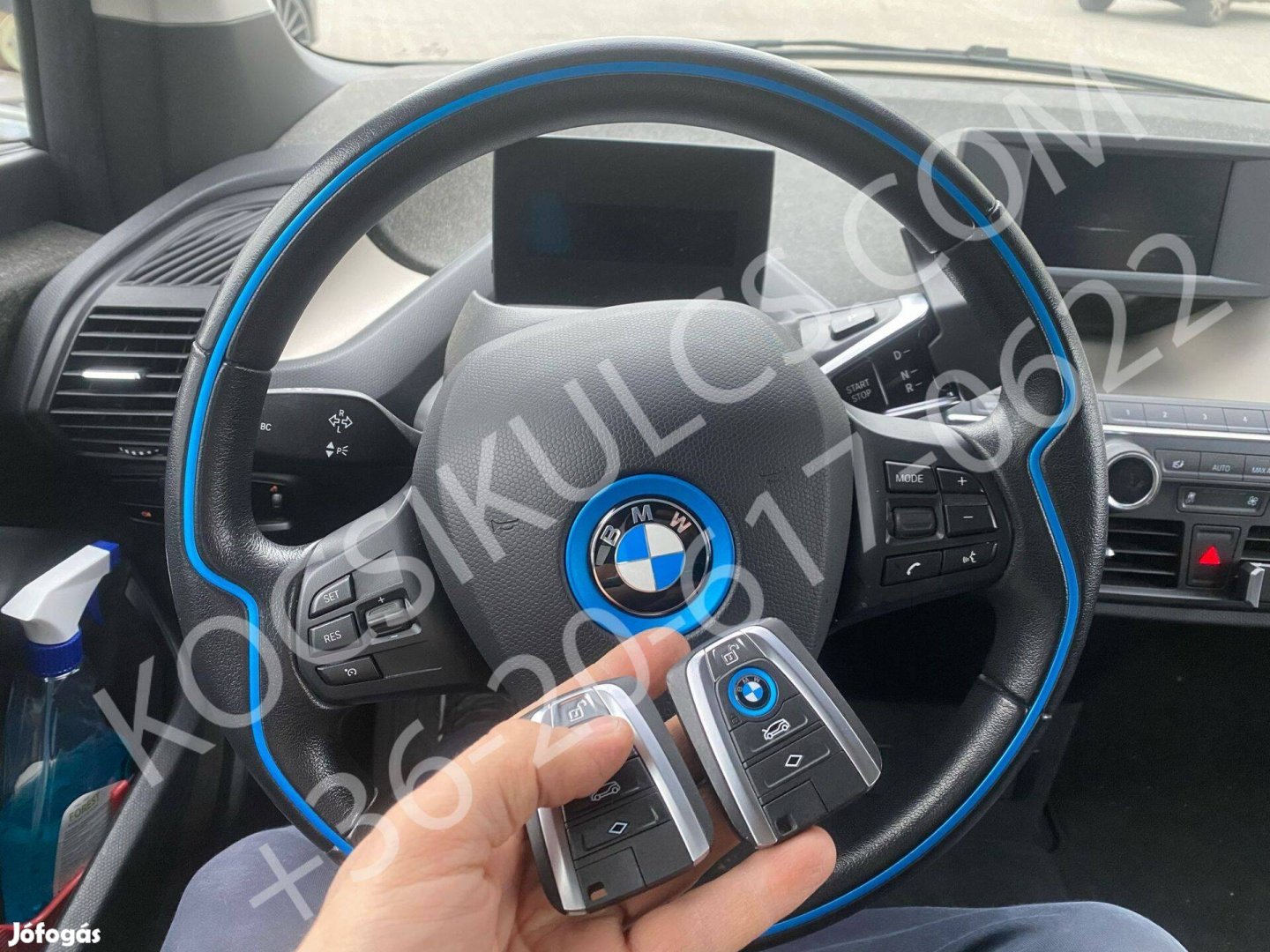 BMW i3 gyári kulcs - autóhoz programozva