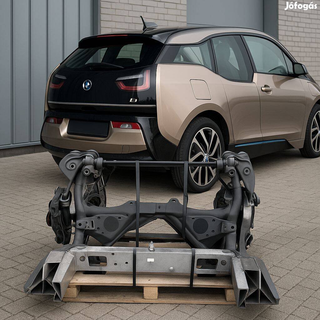 BMW i3 komplett hátsó frame: bölcső csonkállvány gátló STAB rúd jobb