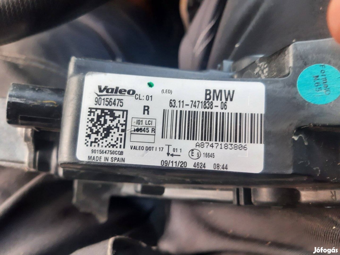BMW i3 nappali menet fénylámpa