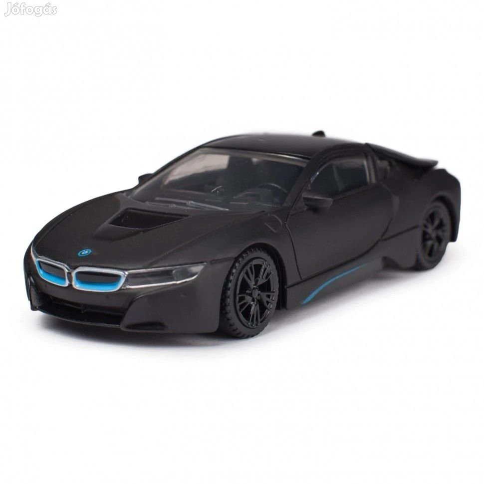 BMW i8 fekete Rastar - modellautó 1:43