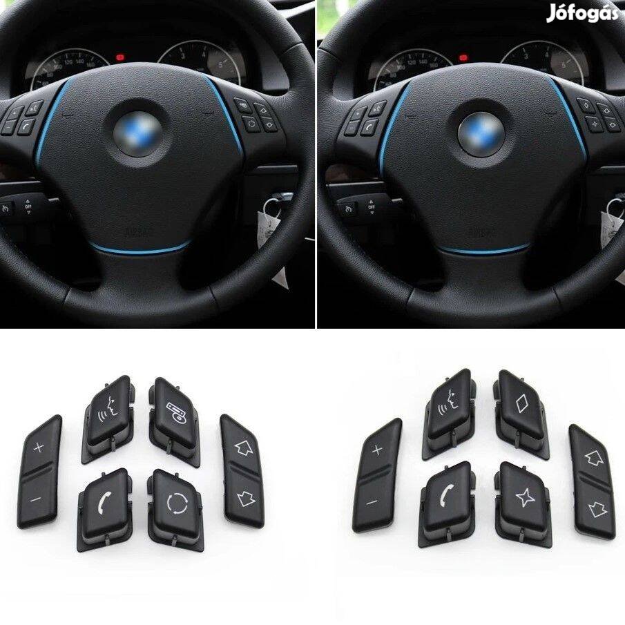 BMW multikormány gombok - Bmw E90 E91 E92 E93 E8x X1 javító készletek