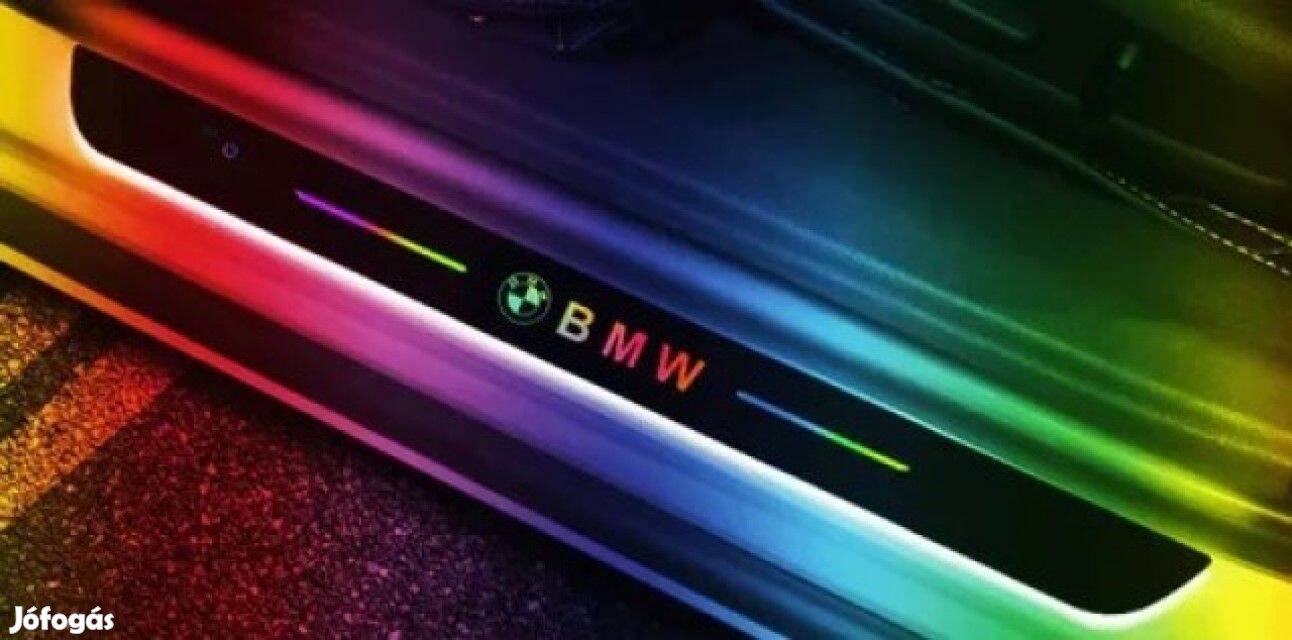 BMW színváltó RGB led vezeték nélküli küszöb sín- küszöbvédő