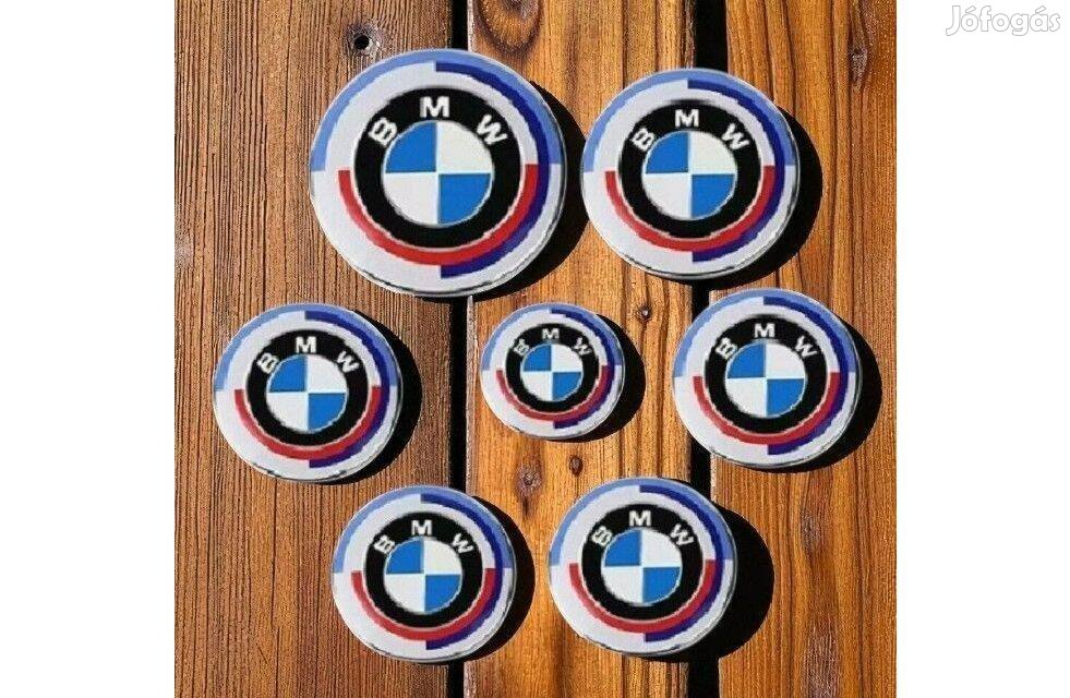 BMW teljes 50. évforduló szett embléma logó (7db/szett)