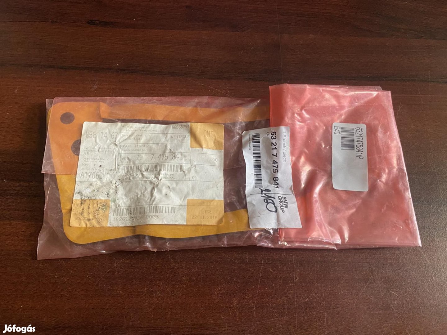 BMW tömítés, hátsó lámpa, csomagtérfedél 63217475841 eladó