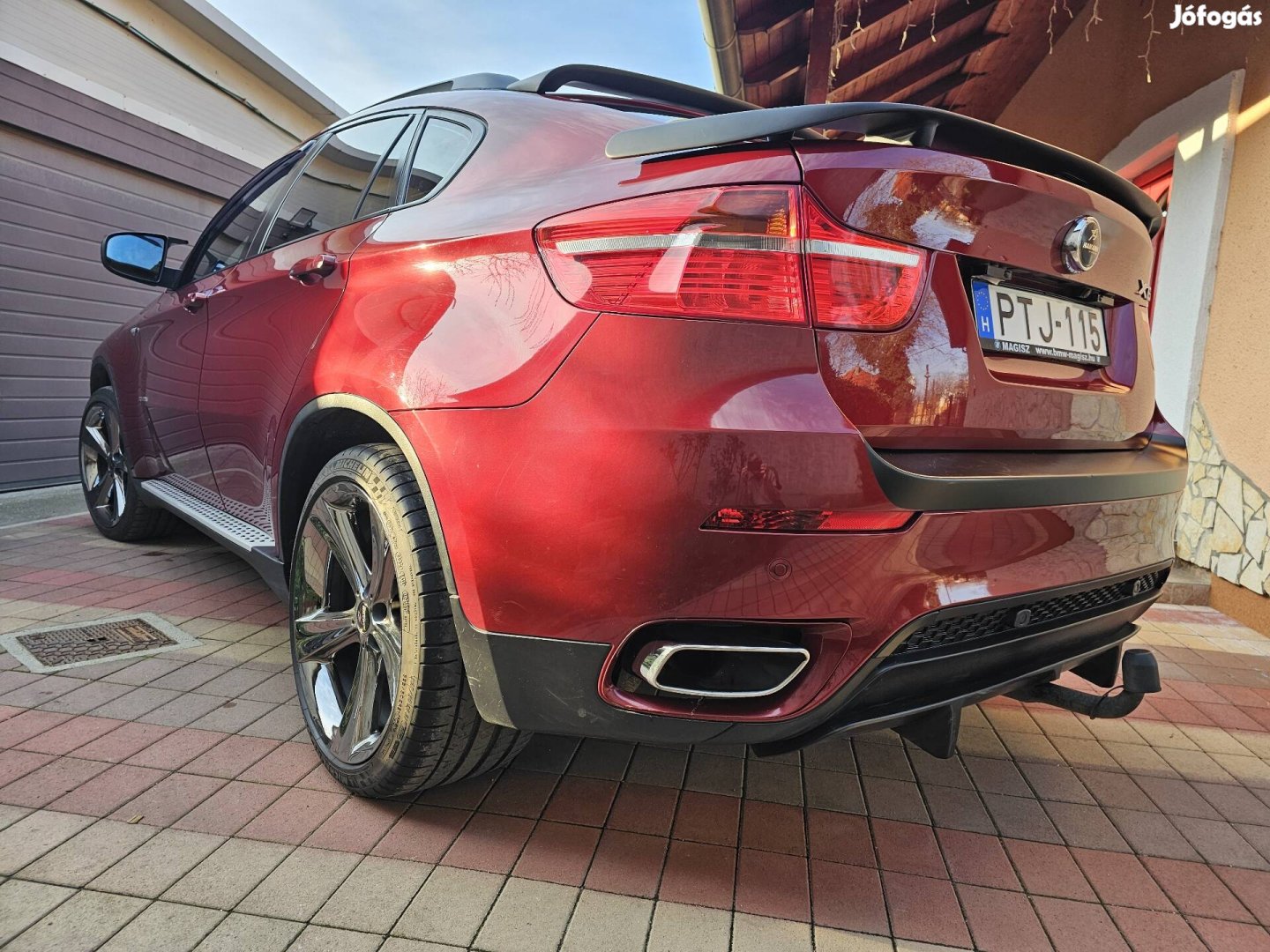 BMW x6 e71 Hamann hátsó szárny