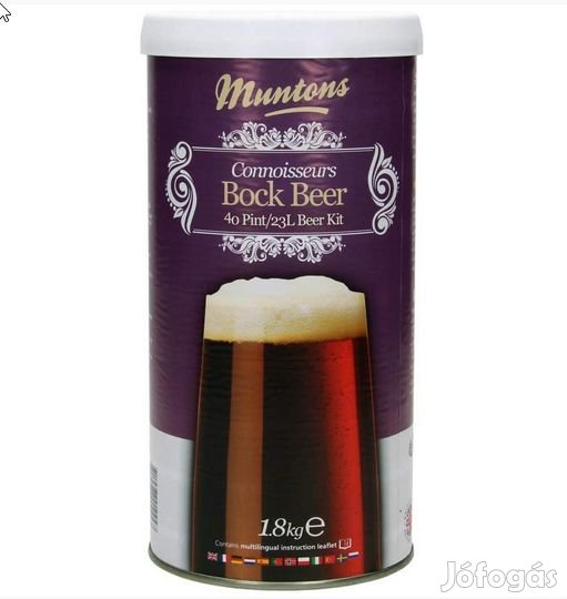 BOCK BEER  1,8kg SörsŰrítmény (MUNTONS)  (566)