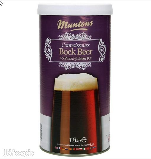BOCK BEER  1,8kg SörsŰrítmény (MUNTONS)  (566)