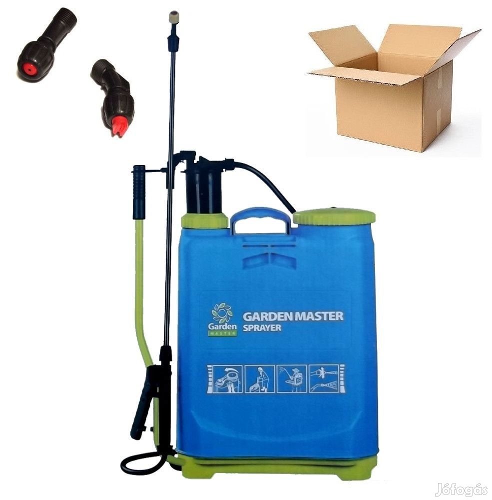 BONTOTT, javított GardenMaster GM-06037  mechanikus 16 literes (16L)