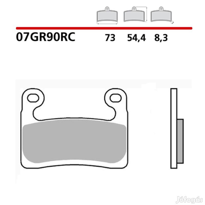 BREMBO Racing Karbon-Kerámia Fékbetétek - 07GR90RC