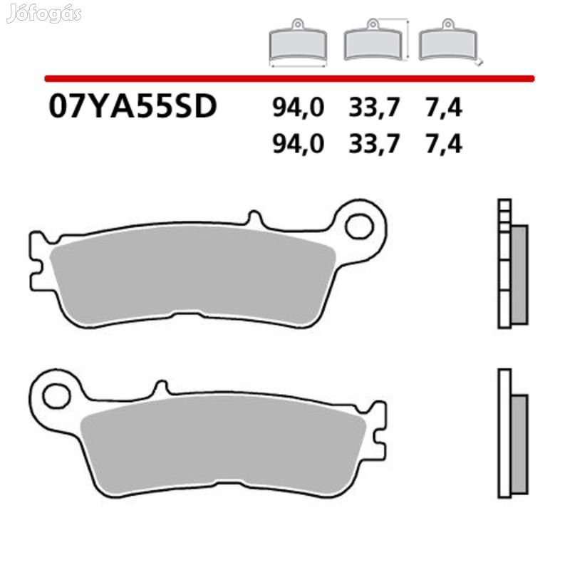 BREMBO Szinter Fékbetétek 07YA55SD