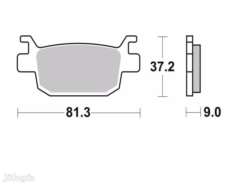 BREMBO utcai szinterezett fém fékbetétek - 07GR93SP
