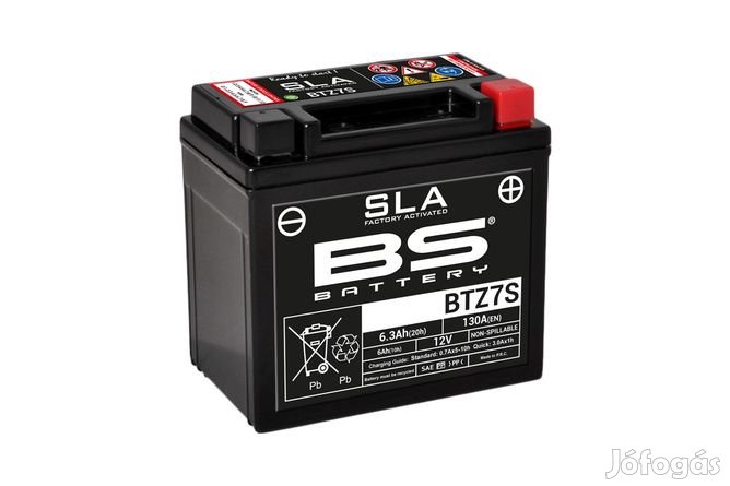 BS SLA BTZ7S 12V - 6Ah akkumulátor