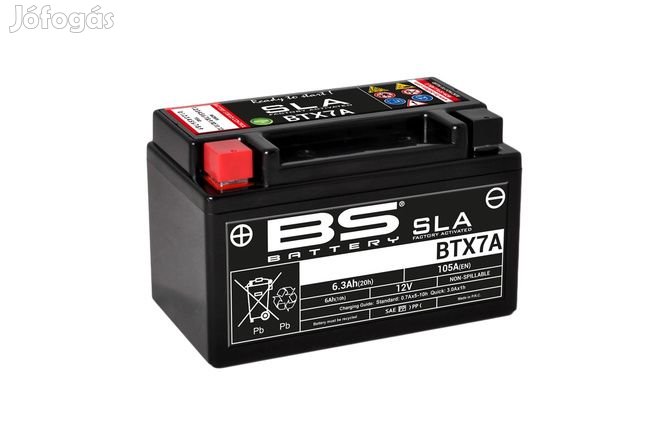 BS akkumulátor SLA BTX7A 12V - 6,3Ah