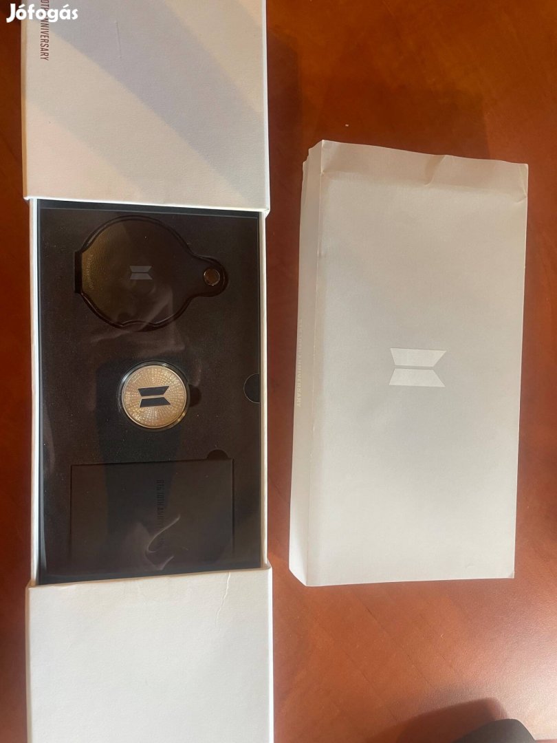 BTS BTS 10th Anniversary Coin Silver Coin Brand New,