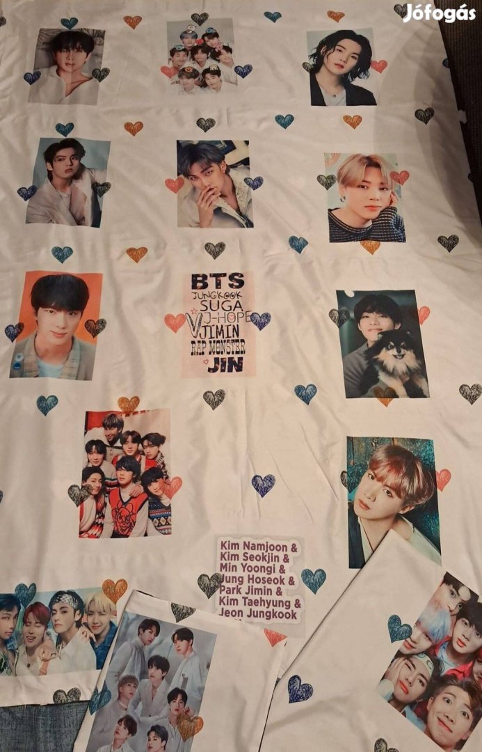 BTS mintás ágynemű-szett