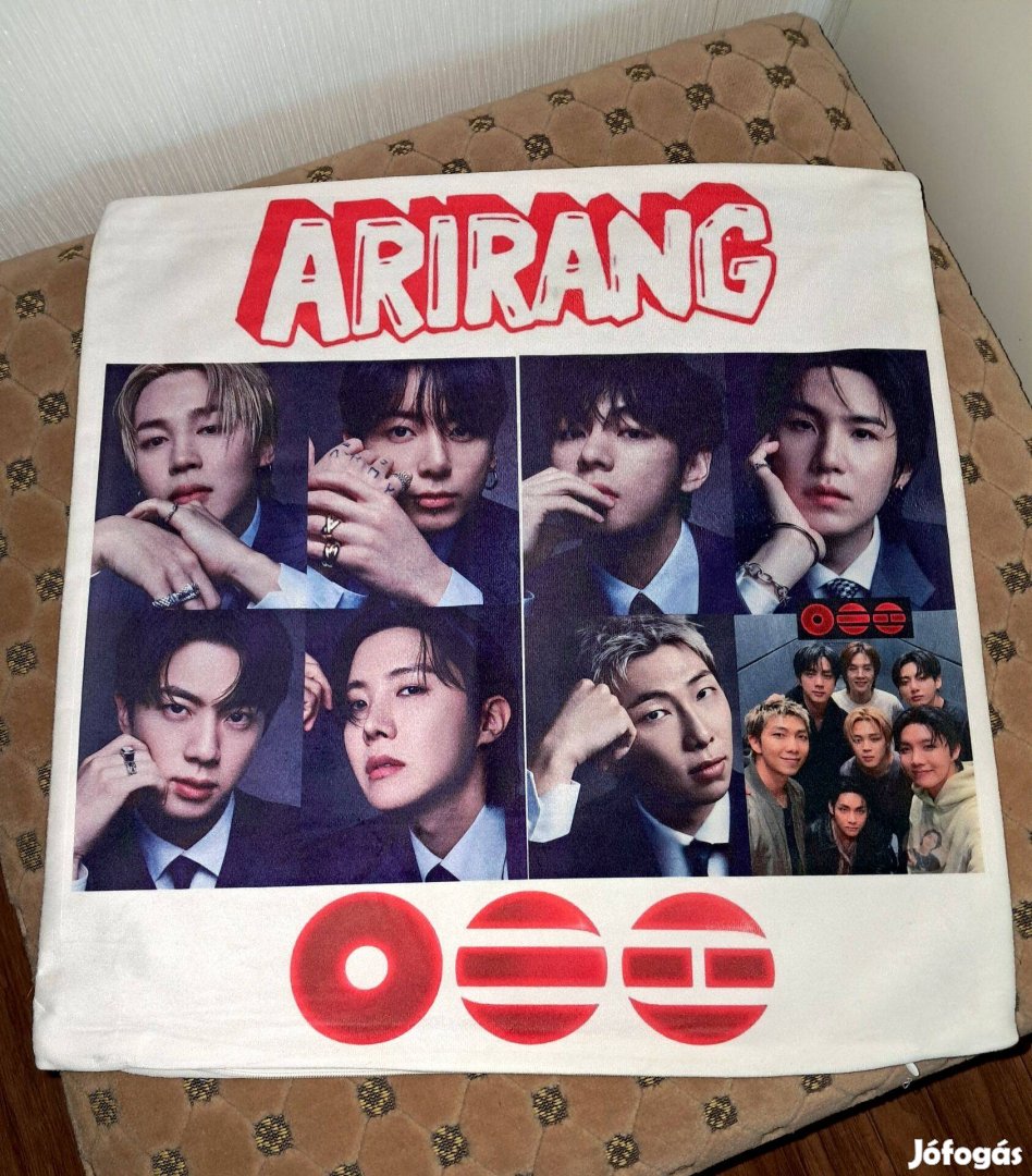BTS mintás párnahuzat