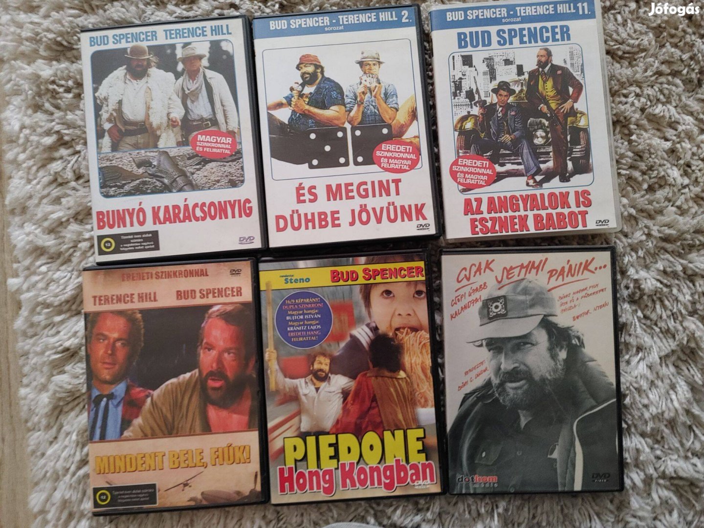 BUD Spencer DVD filmek 1500Ft/db