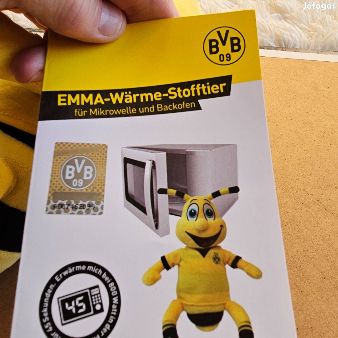 BVB-EMMA plüss figura 30cm méret új cimkés