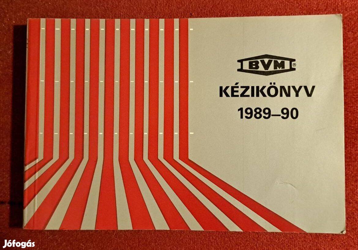 BVM kézikönyv 1989-90