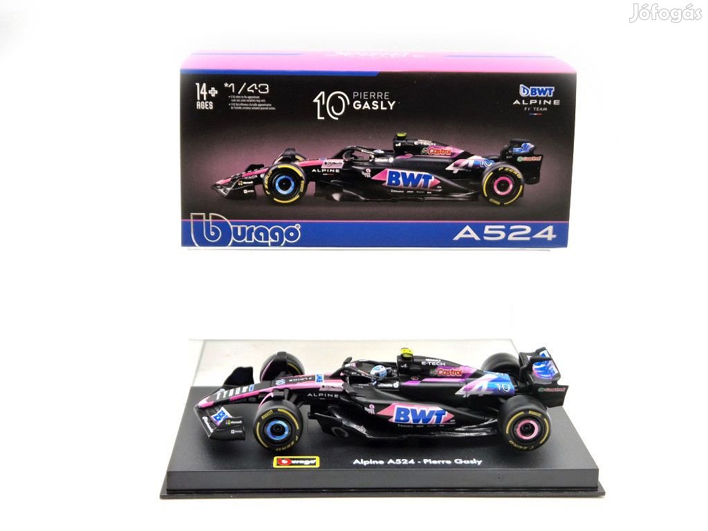 BWT Racing Alpine A524 F1 #10 (2024) - Pierre Gasly - PILÓTÁVAL -  Bb