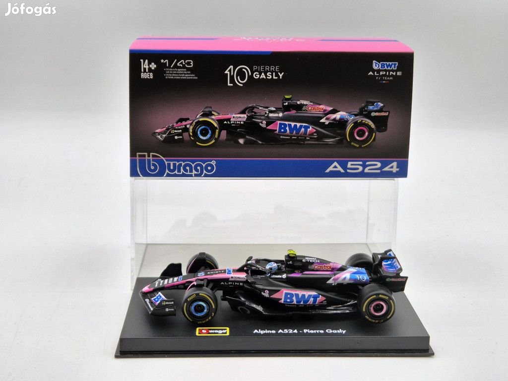 BWT Racing Alpine A524 F1 #10 (2024) - Pierre Gasly - PILÓTÁVAL -  Bb