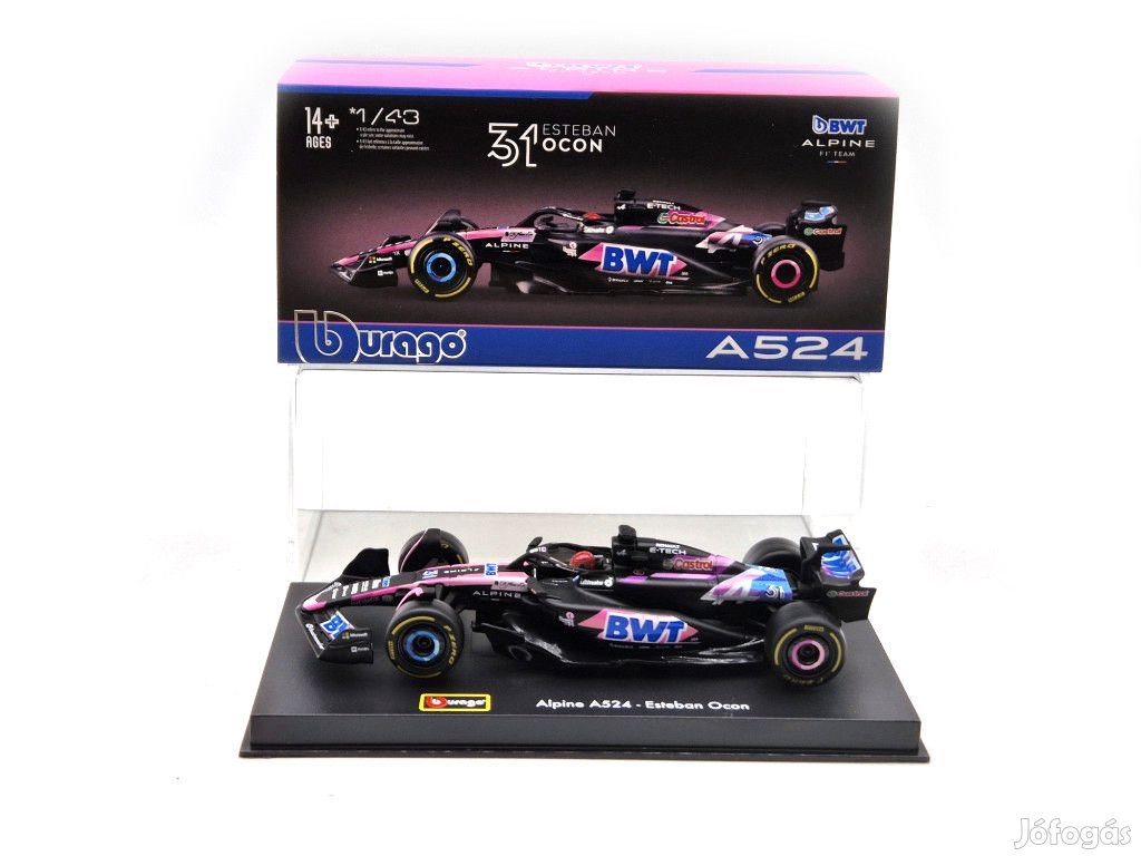 BWT Racing Alpine A524 F1 #31 (2024) - Esteban Ocon - PILÓTÁVAL -  Bb