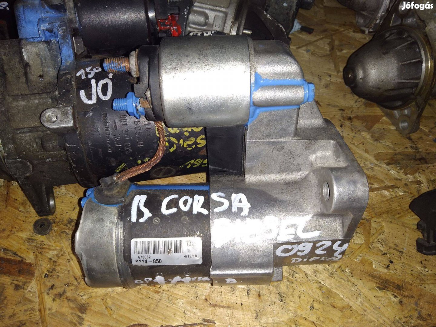 B.Corsa 1,5 Diesel Isuzu Öninditó