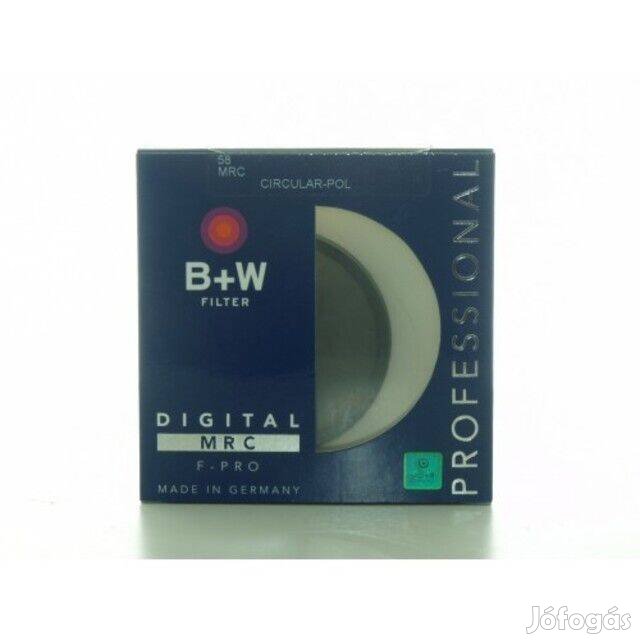B+W 58mm cirk.polár szűrő,MRC felület, F-Pro foglalat